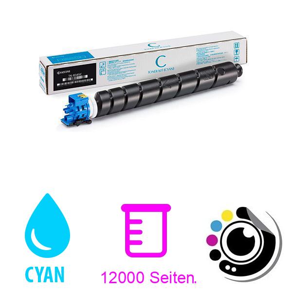 Original Toner Kyocera TK8345 cyan 1T02L7CNL0