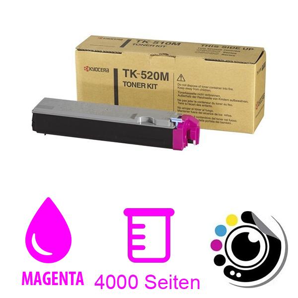Original Toner Kyocera TK520 Magenta 1T02HJBEU0