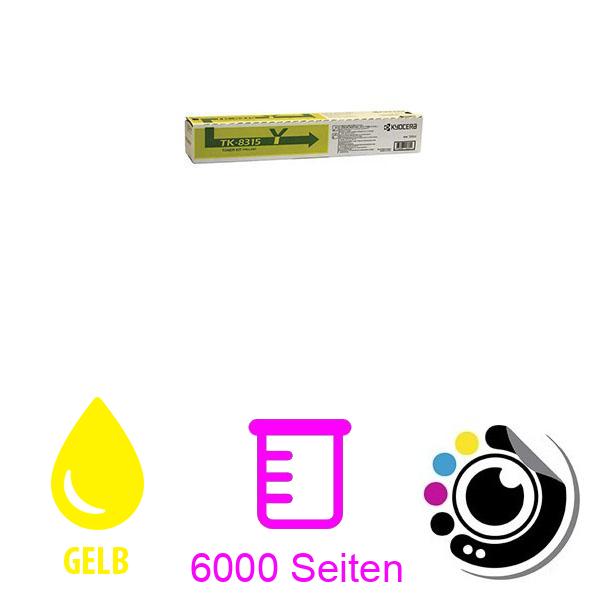 Original Tóner Kyocera TK-8315 Gelb 1T02MVANL0