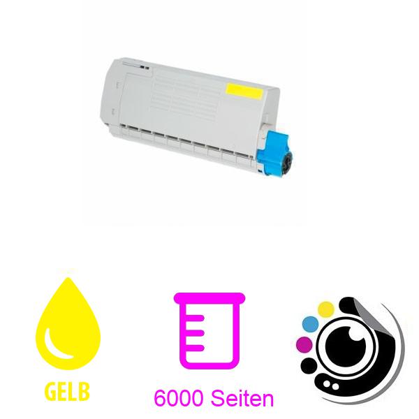 Kompatibler Toner OKI ES6410 gelb 44315317