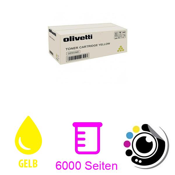 Original Toner Olivetti 2552 (B1067) Gelb