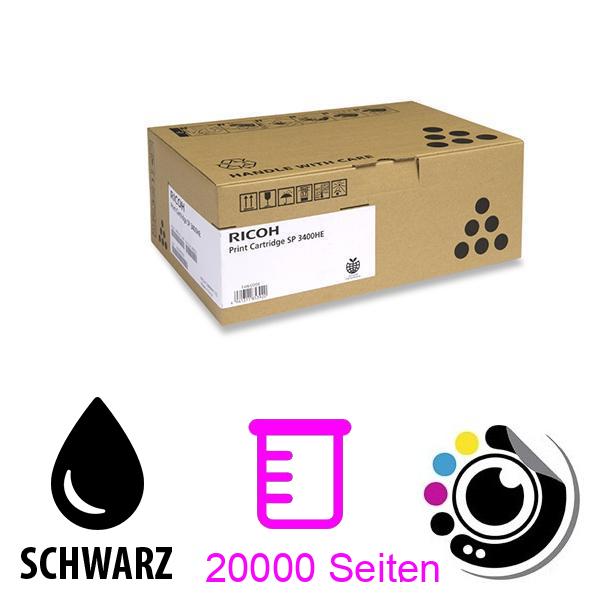 Original Toner Ricoh Aficio SP3400HE 406522