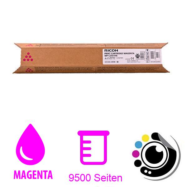 Toner Original Ricoh Aficio MP-C2051 / MP-C2551 magenta 842063 / 841506