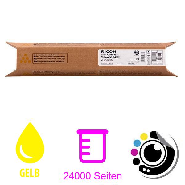 Original Toner Ricoh Aficio SP-C430 / SP-C431 / SP-C440 / SP-C441 gelb