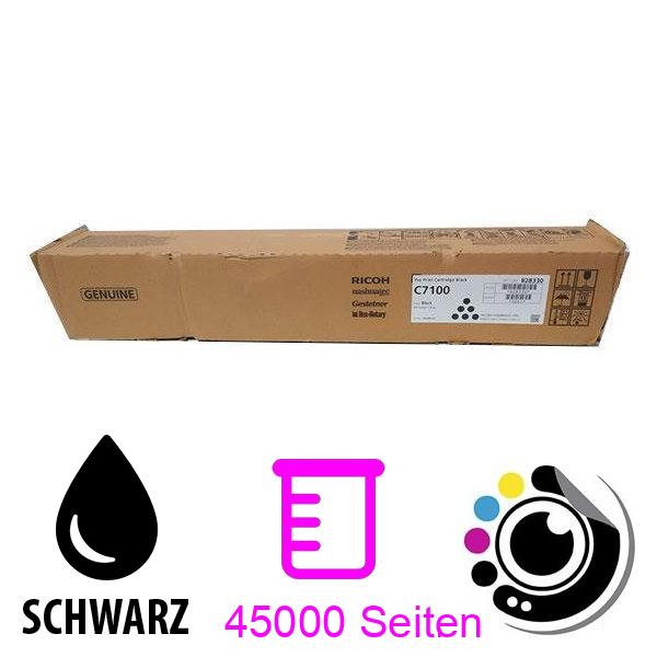 Original Toner Ricoh Aficio C7100 schwarz 828330