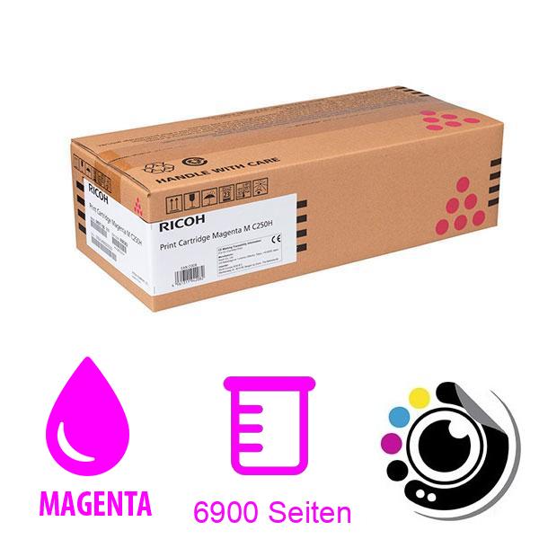 Original Toner Ricoh M C250H magenta 408342