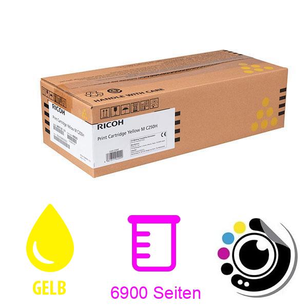 Original Toner Ricoh M C250H gelb 408343