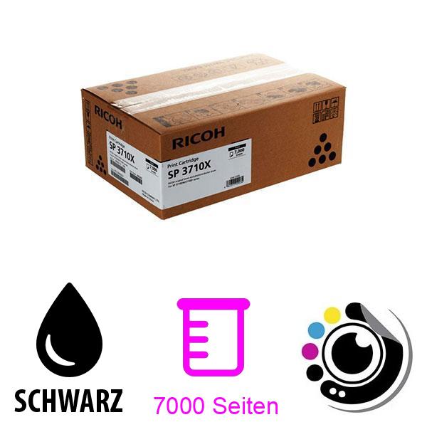 Original Toner Ricoh Aficio SP3710X Negro 408285