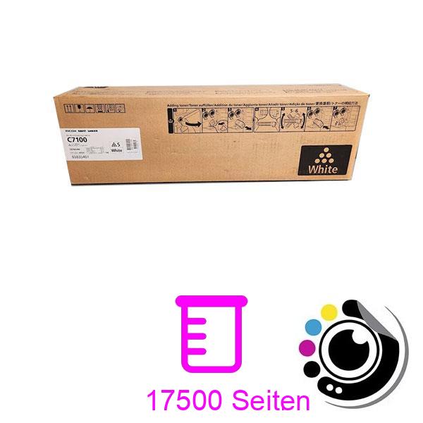 Original Toner Ricoh Pro C7100 Weiß 828344