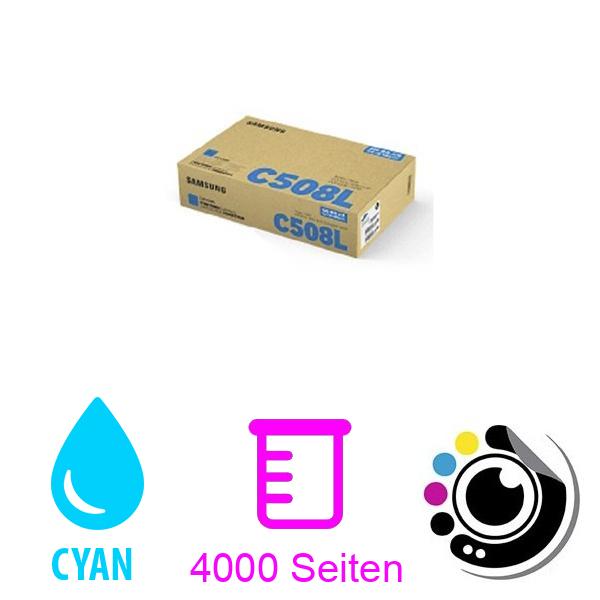 Original Toner Samsung CLT-C5082L Cyan SU055A