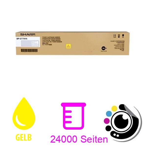 Original Toner Sharp BP-GT70YA gelb