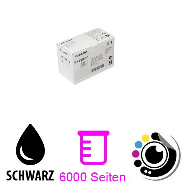 Original Toner Sharp MX-C30GTB schwarz
