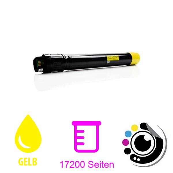 Kompatibler Toner Xerox Phaser 7800 Gelb 106R01568