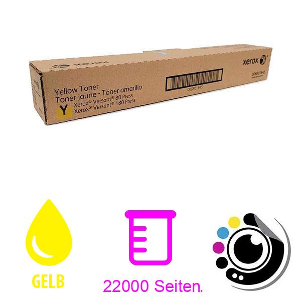 Original Toner Xerox Versant 80 / 180/ 280 Press Gelb 006R01645 / 006R01856