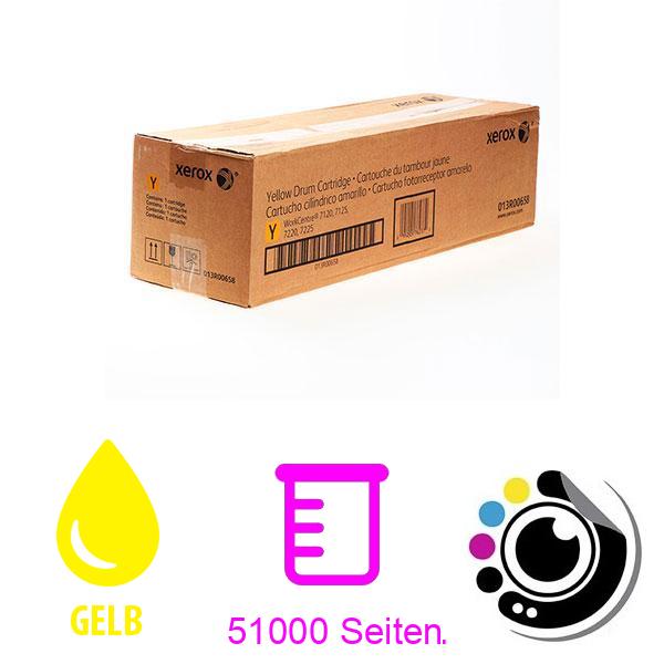 Originale Trommel Xerox WorkCentre 7120 Jaune 013R00658