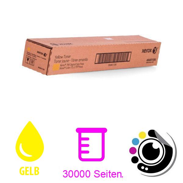 Original Tóner Xerox 700, Color J75, C75 gelb 006R01378