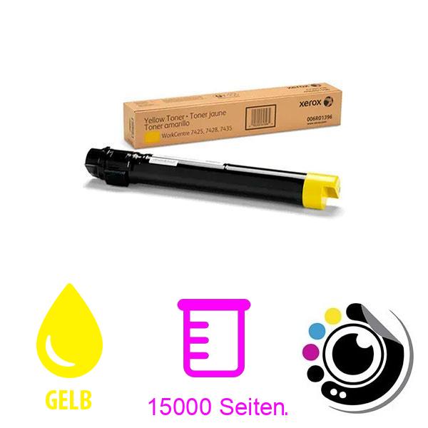 Original Toner Xerox WorkCentre 7425/7428/7435 gelb 006R01396