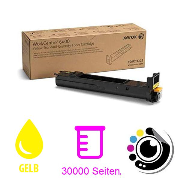 Original Toner Xerox WorkCentre 6400 gelb 106R01326
